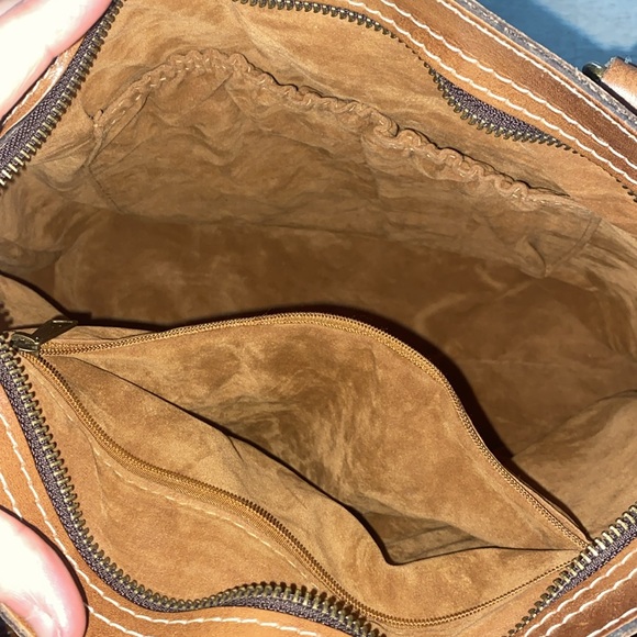 Patricia Nash Poppy Top Zip Map Tote - Picture 11 of 16